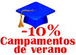 10% descuento campamento de verano